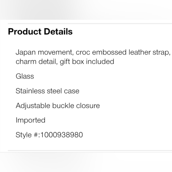 🔹️Hello Kitty 🔹️womens leather strap red watch by Sanrio⌚️ watch - Picture 4 of 4